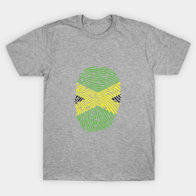 JAMAICA FINGER PRINT - CARNIVAL CARIBANA TRINI PARTY DJ T-Shirt by FETERS & LIMERS